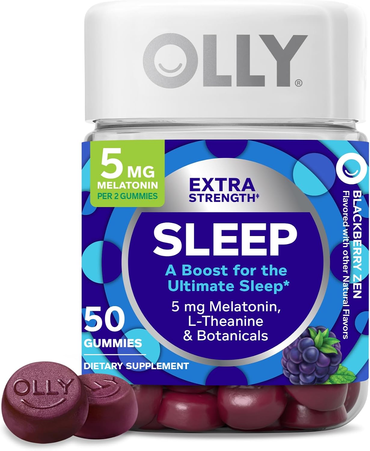 OLLY Extra Strength Sleep, Occasional Sleep Support Supplement - 50 Count