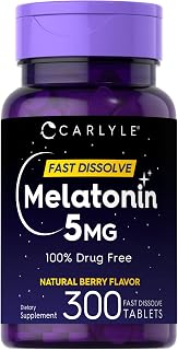Carlyle Melatonin 5 mg Fast Dissolve 300 Tablets | Berry Flavor