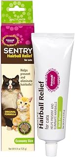 SENTRY PET CARE Sentry Hairball Relief for Cats,Malt Flavor,4.4 Ounces