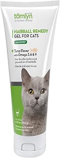 TOMLYN Laxatone, Hairball Gel for Cats, Tuna, 4.25 oz