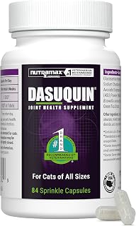 Nutramax Laboratories Dasuquin Joint Health Supplement for Cats - With Glucosamine, Chondroitin, ASU, Boswellia Serrata Extract, and Green Tea Extract, 84 Capsules