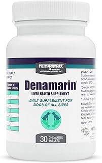 Nutramax Denamarin Liver Supplement for Dogs, Chewable Tablets, 30ct