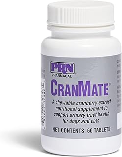 PRN Pharmacal CranMate Cranberry Supplement, Chews for Pets, 60 Count