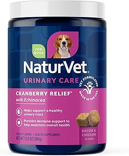 NaturVet Urinary Care Cranberry Relief with Echinacea for Dogs - 120 Count