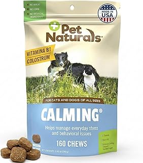 Pet Naturals Calming Chews for Dogs and Cats, Chicken, 160 Count