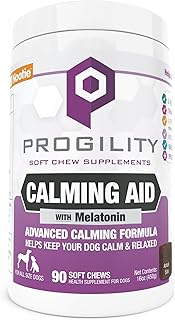 Progility Calming Aid with Melatonin for Dogs, Stress & Situational