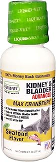 LIQUID-VET Feline Kidney & Bladder Advanced Formula, Seafood Flavor, 8 oz