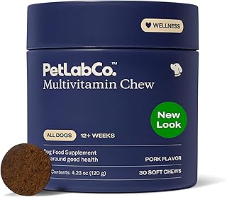 PetLab Co. 22-in-1 Multivitamin Chews for Dogs, Pork Flavor