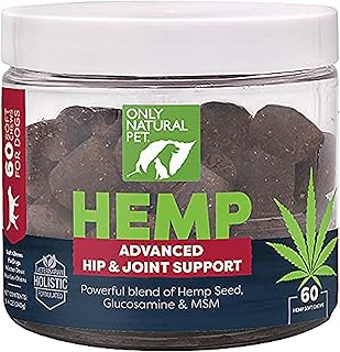 Only Natural Pet Hemp Joint Supplement for Dogs, Hip & Joint