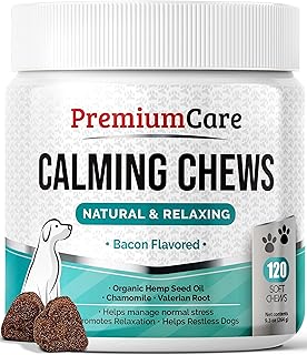 Calming Chews for Dogs - Dog Calming Treats for Anxiety Relief 120 Count