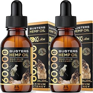 Buster's Hemp Oil for Dogs & Cats, Calm, Joint, Coat, 2-Pack 60ml