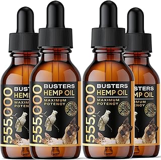 Buster's Hemp Oil for Dogs & Cats, Calm, Joint, Coat, 4Pack 60ml