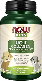 Now Pets, UC-II Advanced Joint Mobility Dogs, 60 Chewable Tablets