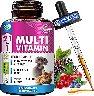 Cat & Dog Multivitamin Liquid with Glucosamine & Cranberry