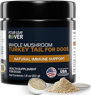 Four Leaf Rover Turkey Tail Mushroom Powder, 1 jar