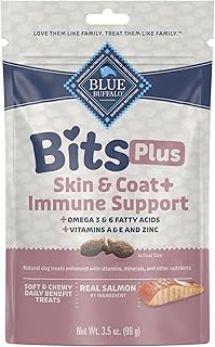 Blue Buffalo Bits Plus Salmon Dog Treats, 3.5 oz