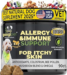 Googipet Dog Allergy Chews Itchy Skin Relief Vet Approved Supplement