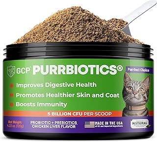 Guardian's Choice Cat Probiotic Powder, Probiotics for Cats, 120 Servings