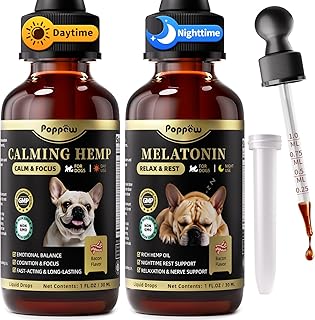 Dog Calming & Melatonin Drops, Day & Night Calm