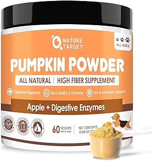 Nature Target Pumpkin for Dogs & Cats, Digestive Enzymes & Apple, 10.58 oz