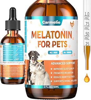 Melatonin for Dogs & Cats, Sleep Relaxation Calm