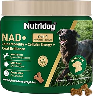 NMN Supplement for Dogs NAD+ Booster - Anti-Aging & Longevity