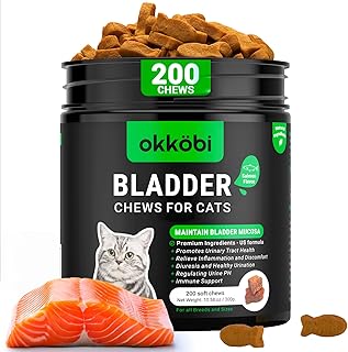 Bladder Chews for Cats, D-Mannose and Cranberry, Urinary Tract