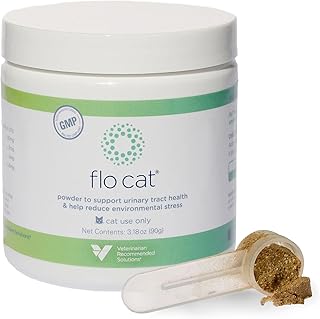 Flo Cat Cranberry Supplement for Cats by Veterinarian Recommended Solutions - Bladder Control for Cats - Urinary Tract