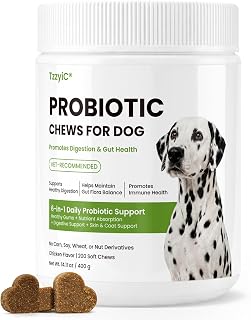 Probiotics for Dogs Gut Digestive Health Probiotic Chews 200 Ct Chicken