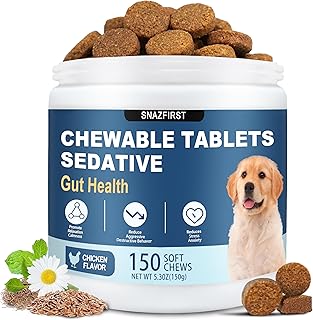 Calming Chews for Dogs, Dog Calming Chews Melatonin Relief Anxiety Bites