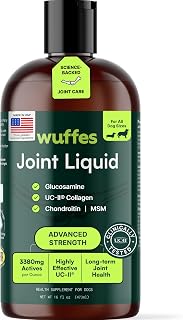 Wuffes Liquid Collagen & Glucosamine for Dogs, Hip & Joint