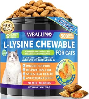 Lysine For Cats, L-Lysine For Cats Chews & Treats, Immune