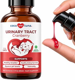 Cat UTI Treatment with Cranberry & D-mannose for Urinary Tract