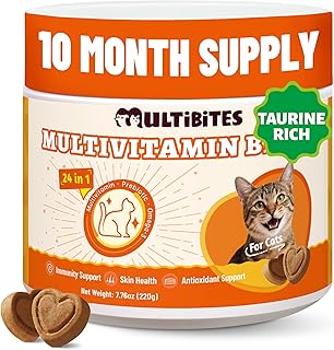 330 Bites 24-in-1 Cat Vitamins with Taurine for Indoor Cats