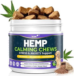 Hemp Calming Chews for Dogs, Advanced Dog Calming Chews melatonin for Dogs