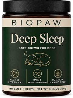 Deep Sleep Chews for Dogs, Calming Soft Chews for Restful Sleep, Calm Behavior & Emotional Well-Being