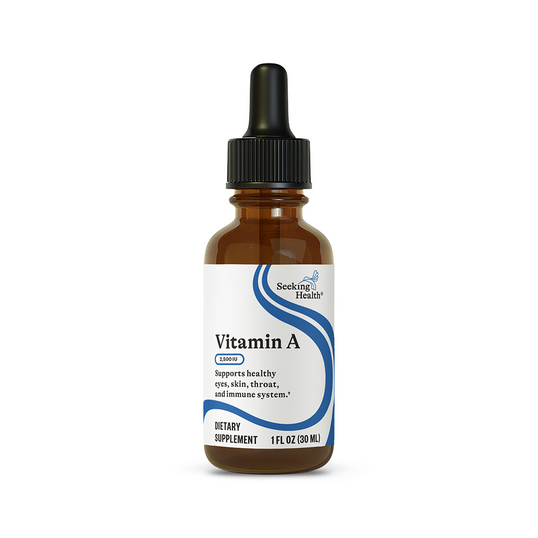 Seeking Health Vitamin A Drops, 30 ml packaging