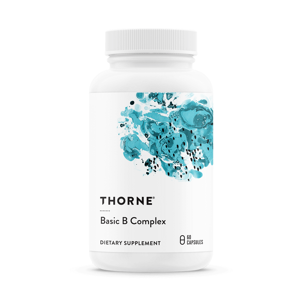 Thorne Basic B Complex, 60 Capsules packaging